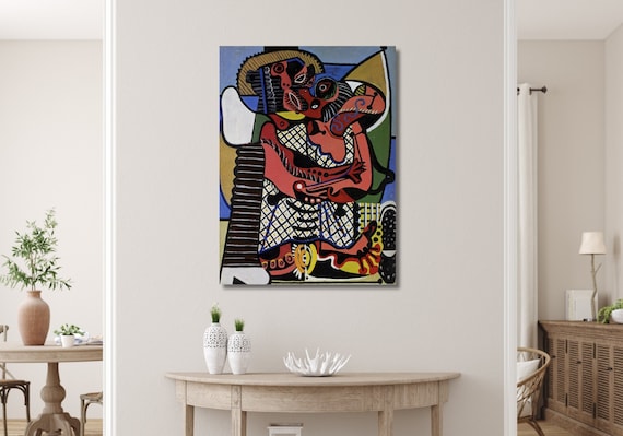 サルバドール・ダリ「接吻」1925年油絵ポスター、サルバドール・ダリ