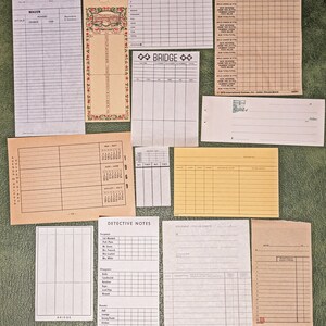 Feuilles de pads vintage mix