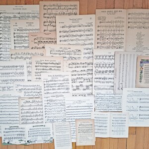 Partitions musicales anciennes
