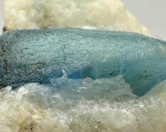 152 CT Fluorescent Afghanite Huge Crystal On Matrix From Badakhshan Afghanistan
