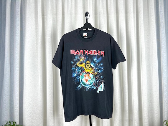 2005 Iron Maiden Tour T-shirt Eddie Rips up Europe Heavy Metal