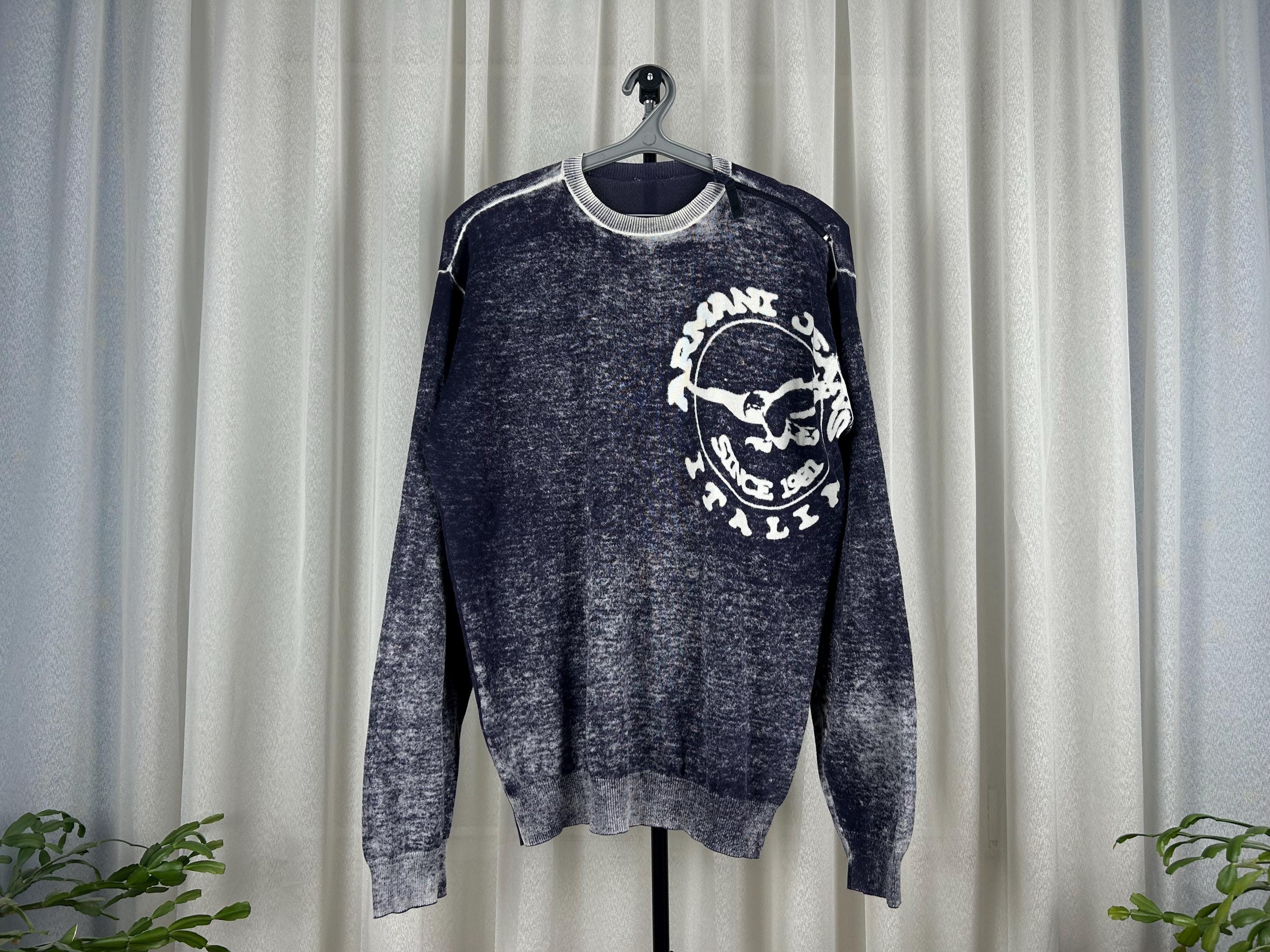 Armani Jeans Pullover 90s - Etsy