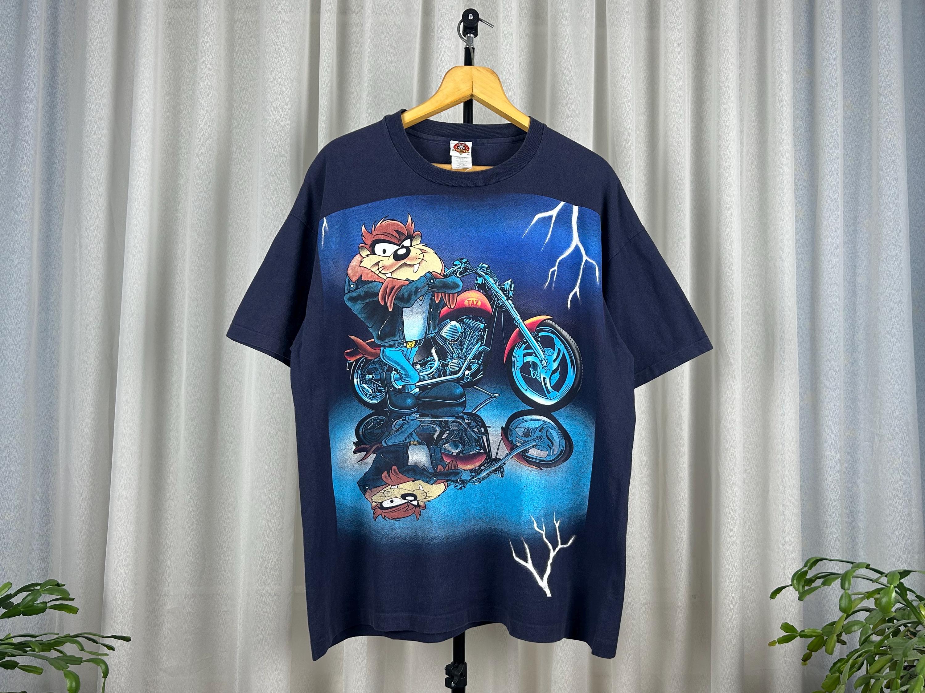 Taz Biker Shirt - Etsy
