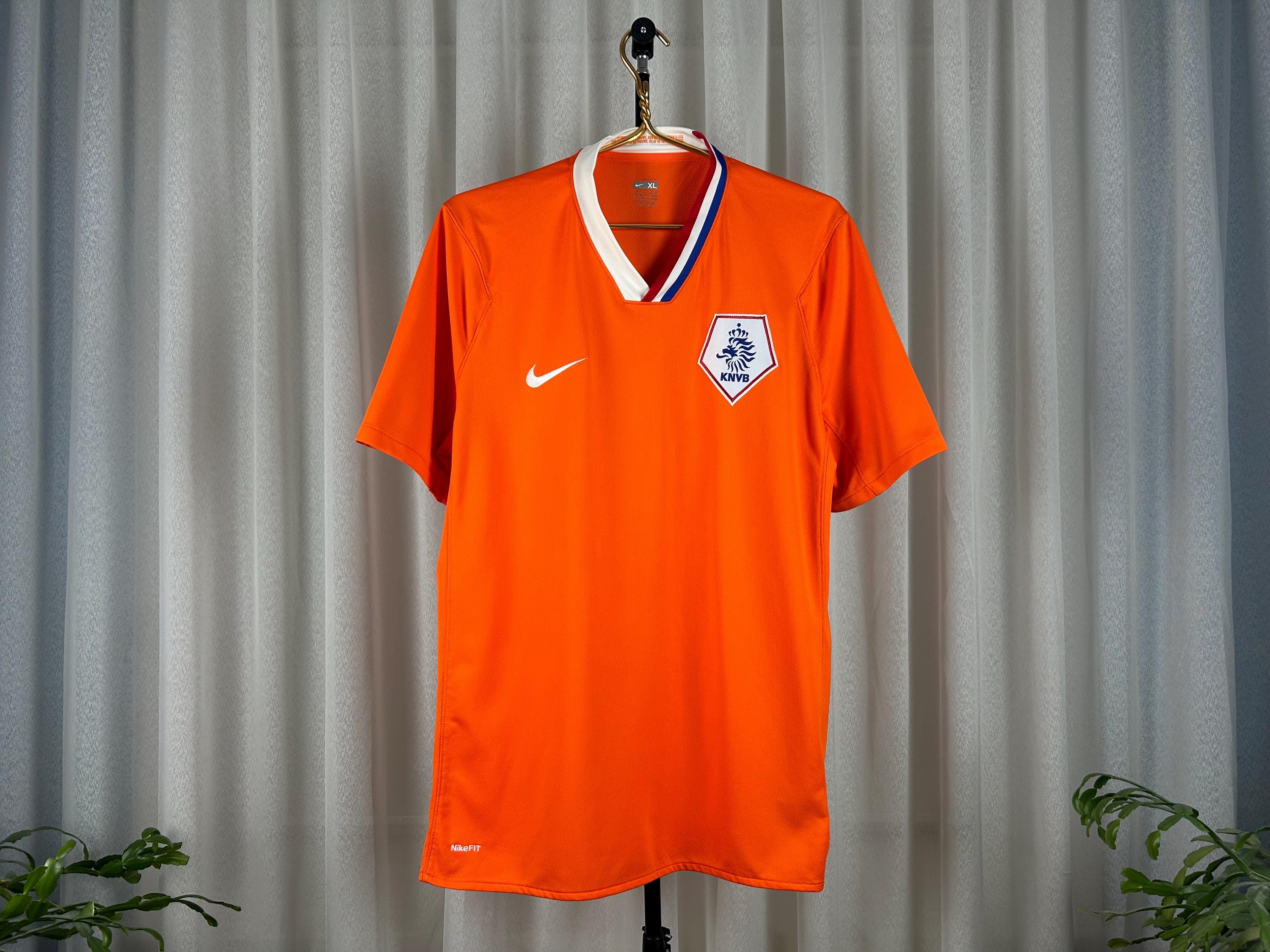 2008–2010 Netherlands National Team Home Soccer Shirt Footballcore