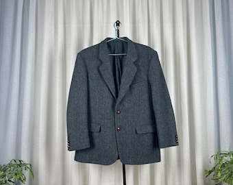 Harris Tweed Wool Blazer for Hector Russell Kiltmaker Group