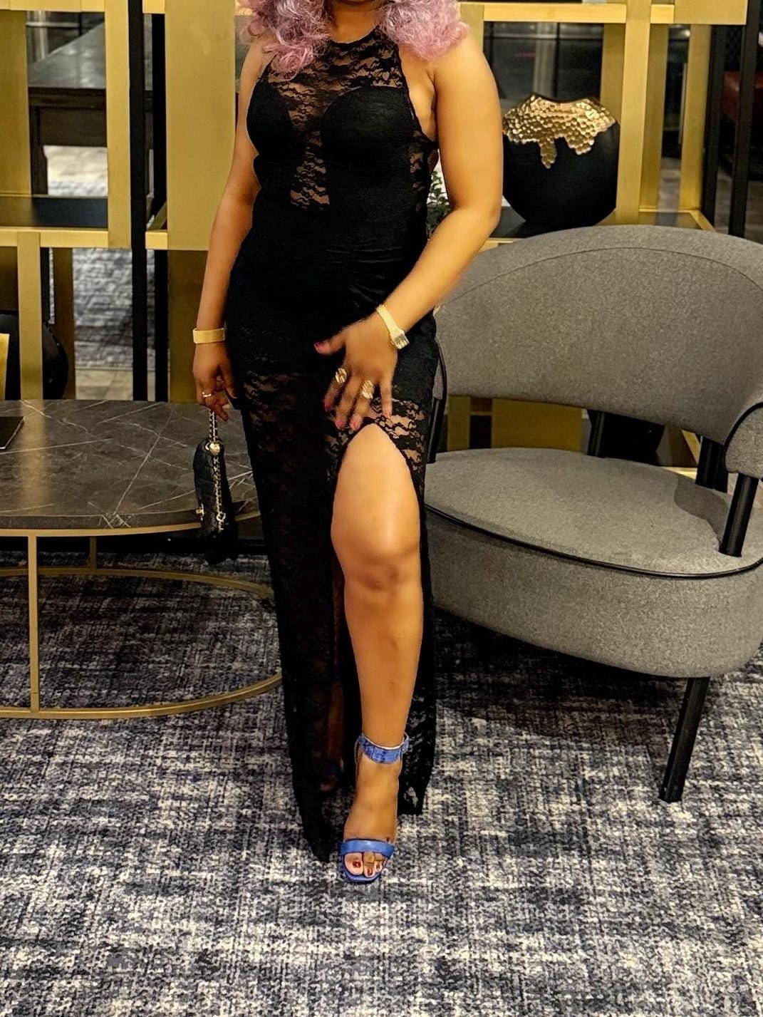 Ankara Chiffon Gown - Etsy