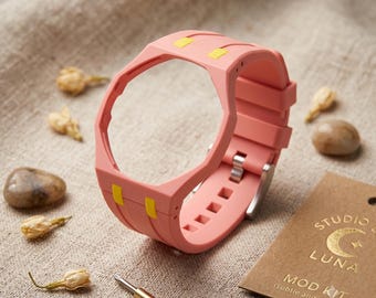 Royal Pop Watch Strap, AP x Swatch Royal Pop Bracelet,  Luxury Royal Oak Style Wrist Band Bracelet for Swatch & AP Inspired Watches