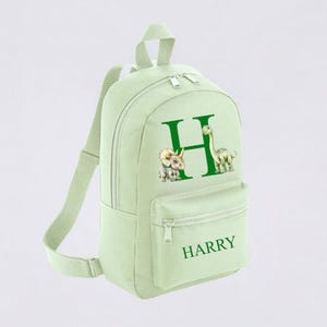 Personalised Dinosaur Backpack for Kids | Custom Toddler Bag with Name | Preschool Nursery Rucksack | Personalised Girls School Backpack