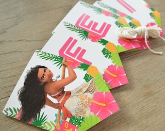 Dekoracja na imprezę z banerem Moana (do druku w formacie PDF)
