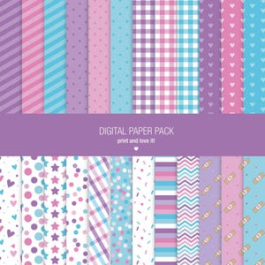 Digitale doktersdocumenten, direct te downloaden JPG-bestanden - 300 dpi, clipart voor de kinderkamer, 12x12 vellen 300 dpi scrapbooking 24 vellen + 5 PNG-clipart