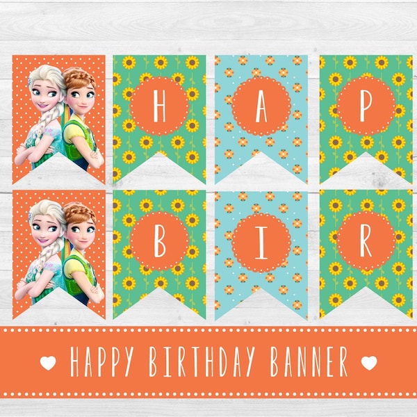 Frozen Banner Etsy