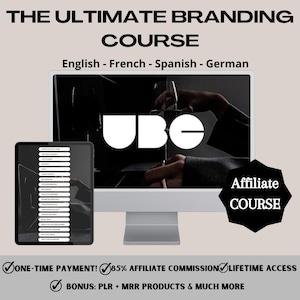 Ultimate Branding Course UBC Full Course | One Time Payment | Affiliate Marketing | Digital Course | Passive income I Resell Profit