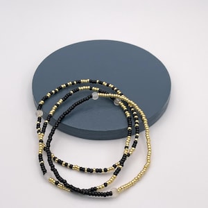 Purdue University Boilermakers Seed Bead Bracelets | Handmade College Jewelry, Boho Stacking, Game Day Fan Gift for Him & Her