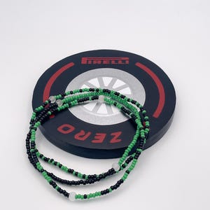 Kick Sauber Seed Bead Bracelets | Handmade F1 Jewelry, Boho Stacking, Formula One Fan Gift for Him & Her