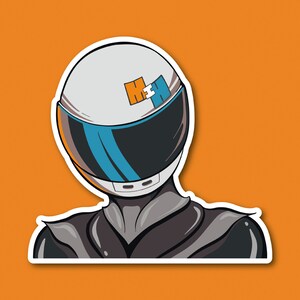 Race Suit Style Sticker, Motorcycle Sticker, Car Sticker, Laptop Sticker, Water Bottle Sticker, Car Enthusiast Stickers, Die Cut Sticker