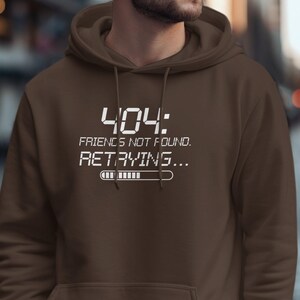Funny Introvert Shirt | Anti Social Club Humor | 404 Error Tee | Social Anxiety Shirt | Dark Humor Apparel | Tech Humor | Homebody Mood image 7