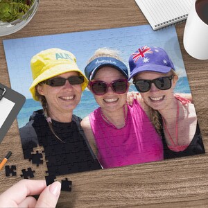 Custom Photo Puzzle Personalized Jigsaw Puzzle from Your Image Unique Gift for Families Couples Pets Special Moments Keepsake