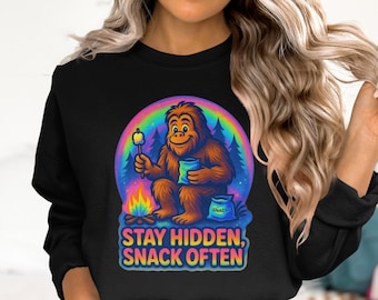Camiseta de Pie Grande / Camiseta de Pie Grande / Camiseta de Críptido / Camiseta de Meme Divertido / Camiseta de Humor para Adultos / Camiseta de Acampada / Senderismo / Camiseta de Pie Grande / Camiseta de Parque Nacional