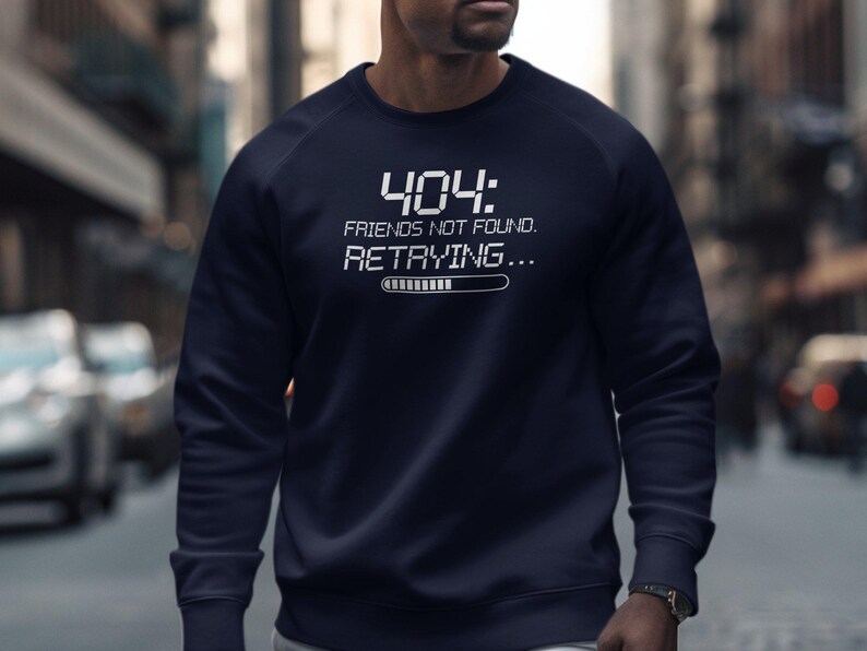 Funny Introvert Shirt | Anti Social Club Humor | 404 Error Tee | Social Anxiety Shirt | Dark Humor Apparel | Tech Humor | Homebody Mood image 8