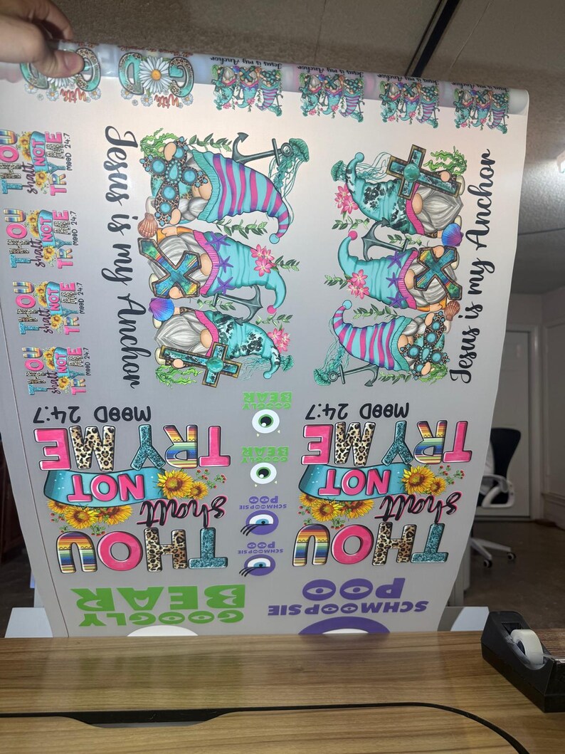 Custom DTF Transfers: T-Shirt Heat Press Prints, Gang Sheet Bild 10