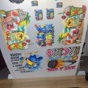 Custom DTF Transfers: T-Shirt Heat Press Prints, Gang Sheet Bild 11