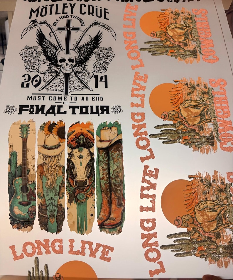 Custom DTF Transfers: T-Shirt Heat Press Prints, Gang Sheet Bild 6