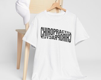 Chiropractor Mirrored Text Blogger T-Shirt