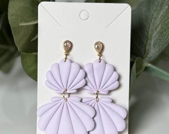 Little mermaid inspired earrings | Disney inspired clay earrings | under the sea | clay earrings