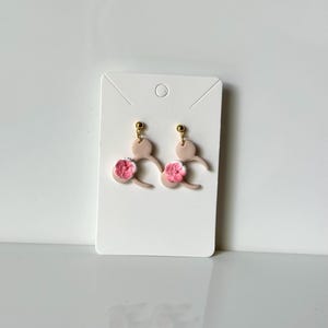 Polynesian inspired Mouse earrings | mouse earrings | Disney inspired earrings | clay earrings