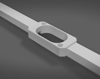 Govee Prism H707 Mounting Bracket | PETG Outdoor Soffit Mount, Wire Track Compatible