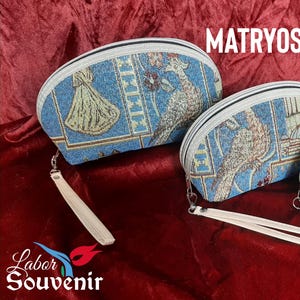 Turkish Patterned Matryoshka Bags, Makeup Bag, Nested Fabric Purses,  Turkish Purse, Gobelin Purse