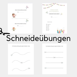 Schaarlicentie - knipoefeningen - schaaroefeningen - kniplijnen - schaar
