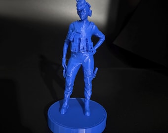 THE FINALS Respawn Statue Replica – 3D Printed Gamer Collectible | Red & Blue Player Figures | FPS Game Fan Gift | Esports Display Piece