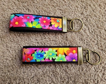 Two Flower Power Keychain Keychains