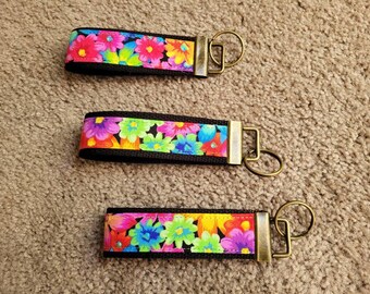 One Flower Power Keychain Keychains