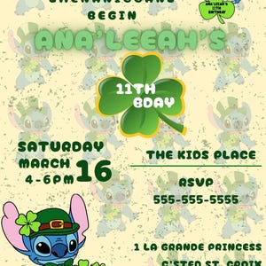 Digital Invitation Theme Personalized Party Favors Customized For any Occasion, Picture or Character