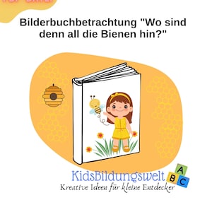 Kindergarten offer planning template / teacher training, scientific education; picture book viewing