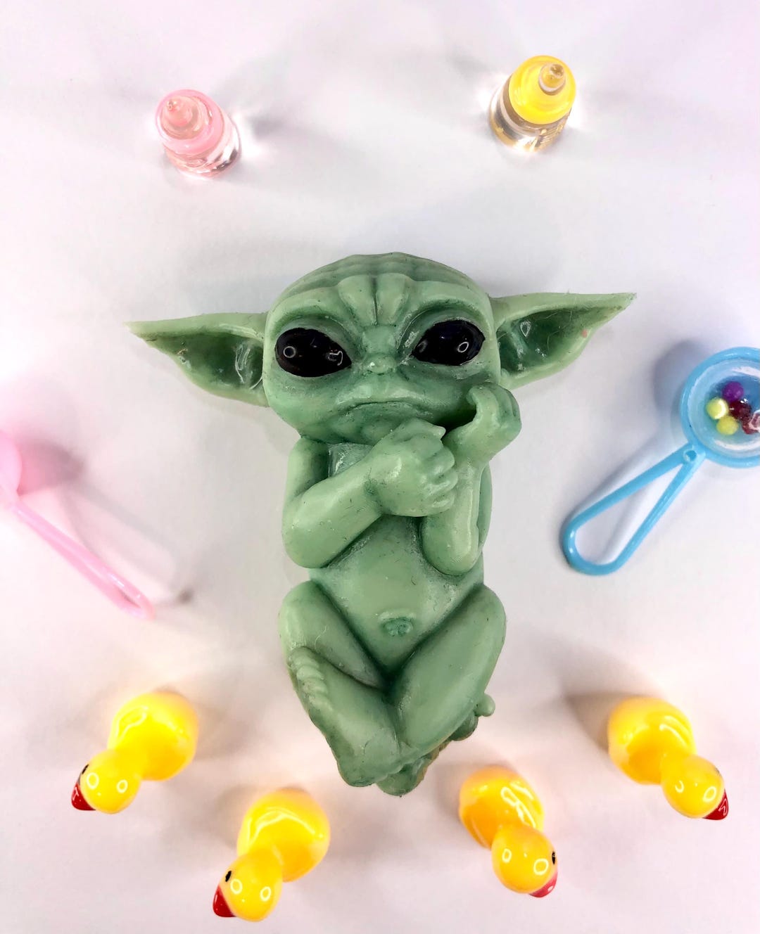 Silicone Baby Yoda, Grogui Silicone Baby, the Mandalorian, Grogu Toy - Etsy