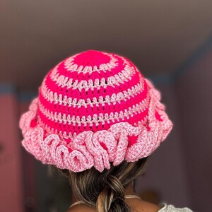 Crochet Ruffle Hat