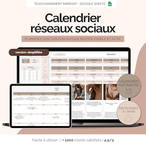 Redaktionskalender, Social Media, Content-Planer, Google Sheets