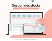 Gestion des stocks Excel | Inventaire des stocks | Tableau gestion des stocks | Template Google Sheets Excel | Modèle auto entreprise