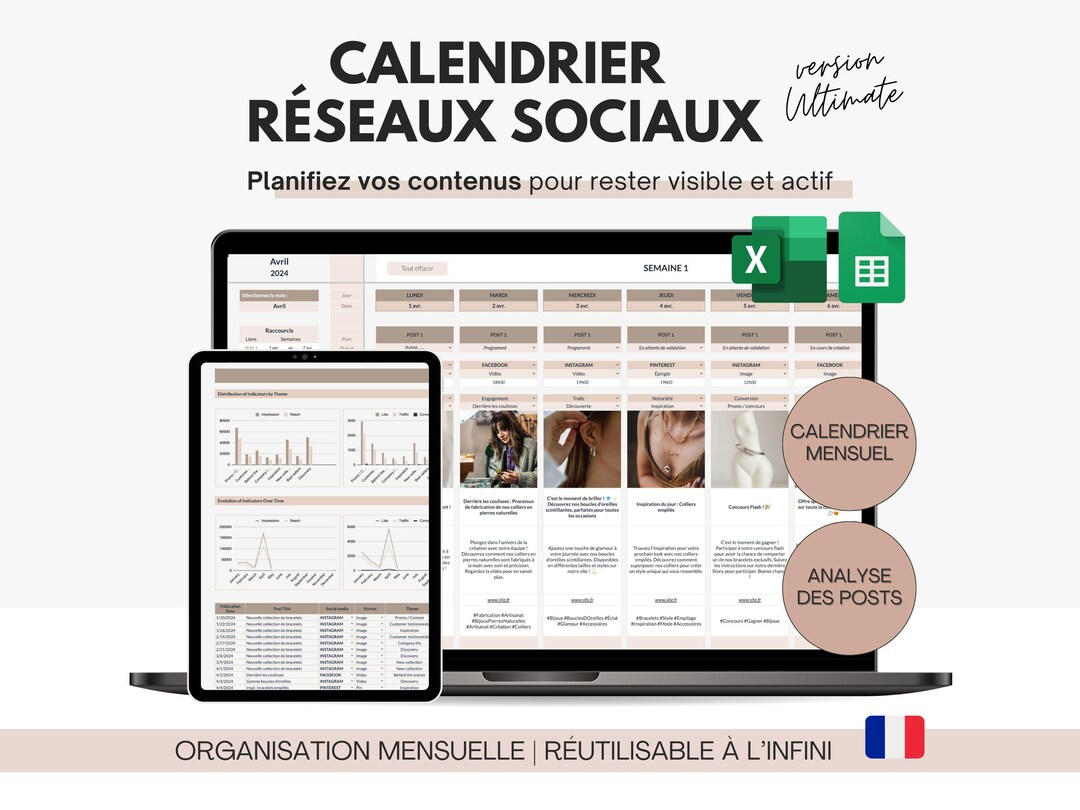 Social Media Editorial Calendar | Social Media Planning Monthly Content ...