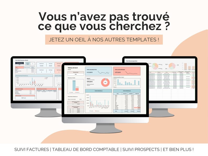 Vous n'avez pas trouvé ce que vous cherchez ? Jetez un oeil à nos autres templates Google sheets et Excel