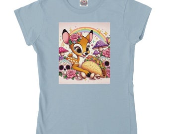 Bambi Womens Crewneck T-shirt