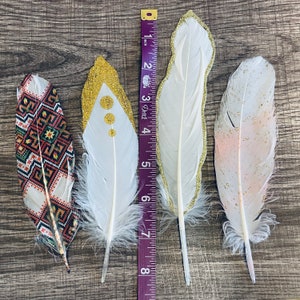 painted smudging feathers image 2