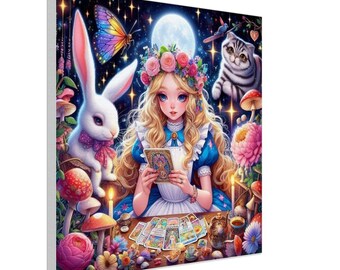 Alice Tarot Wall Art Canvas