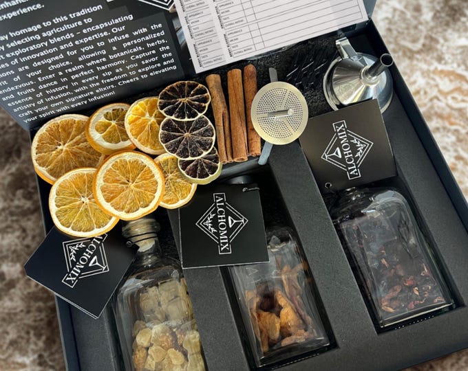 DIY Cocktail Infusion Kit – Vodka & Gin, Mixology Gift Set