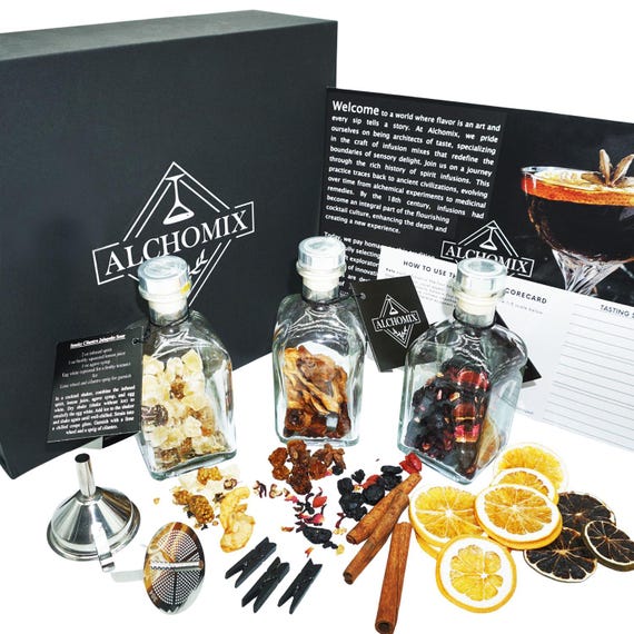 Kit DIY Infusion Vodka DO Your Vodka - 12 Plantes Aromatiques - Bouteilles Verre Et Doseur - Cadeau Mixologie