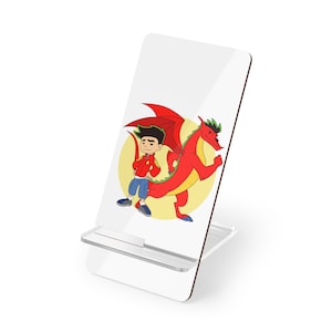 Supporto per telefono American Dragon / Classico Disney Channel / Drago fantasy / Cartone animato nostalgico / Jake Long / Supporto per telefono per bambini