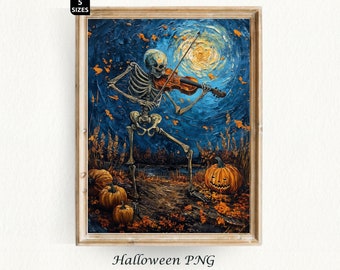 Spooky Halloween Poster Ghost Spooky Season Halloween Print Vintage Halloween Painting Ghost Halloween Decor Digital Download
